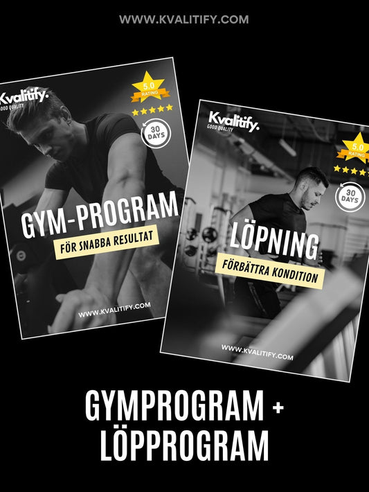 Gymprogram + Löpprogram kondition