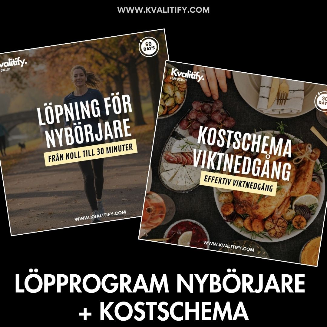 Löpprogram nybörjare + Kostschema