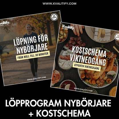 Löpprogram nybörjare + Kostschema
