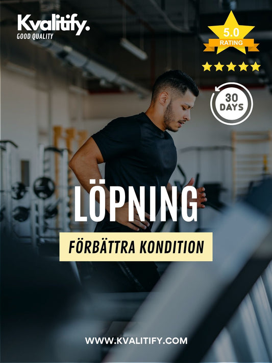Löpprogram för att förbättra din kondition