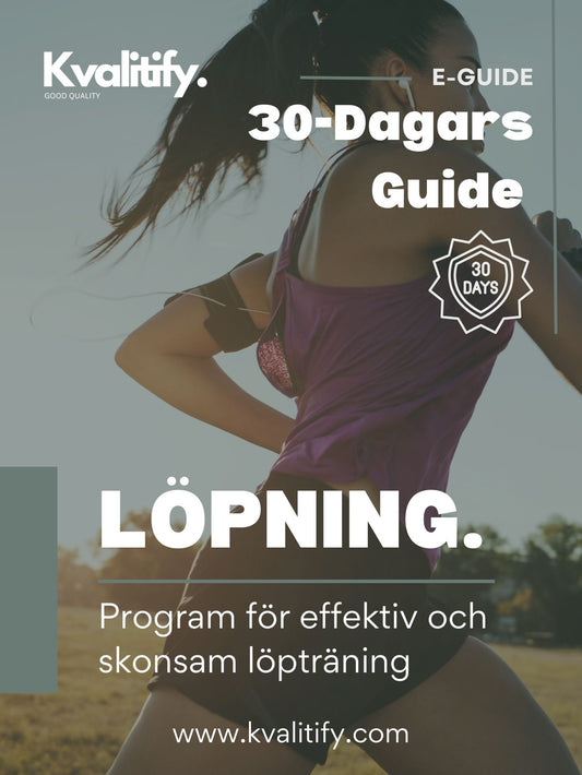 E-guide - 30-Dagars program för Effektiv och Skonsam Löpträning