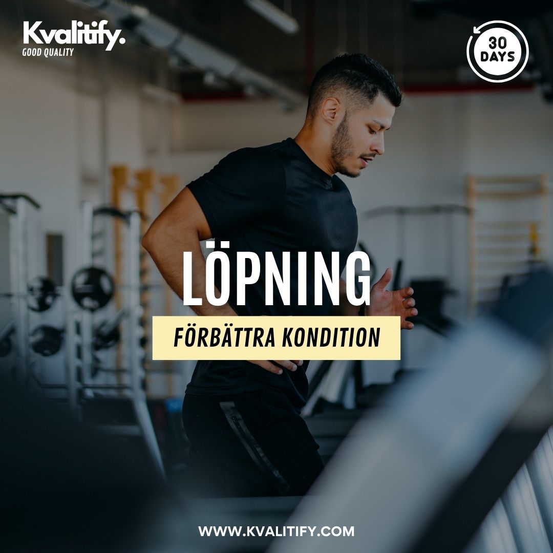 Löpprogram för att förbättra din kondition