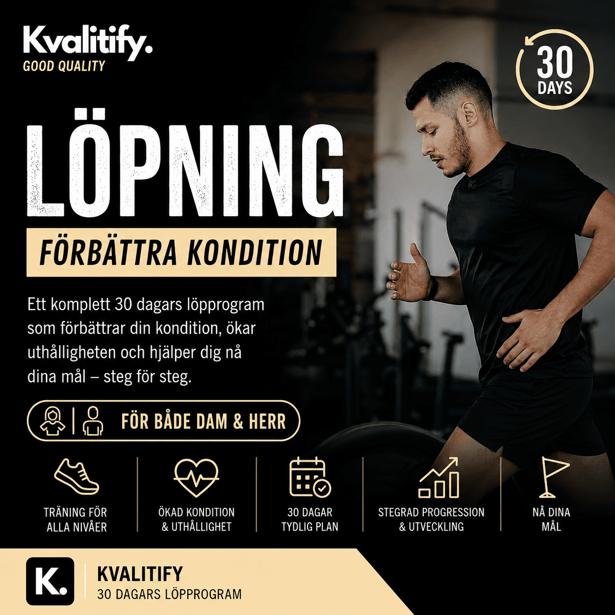 Löpprogram för att förbättra din kondition