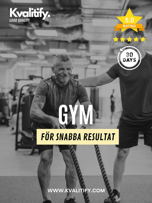 Program för gym - Bygg muskler snabbt