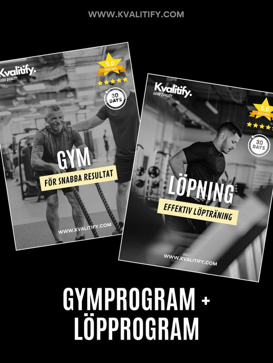 Gymprogram + Löpprogram