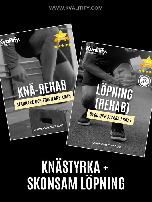 Knästyrka + Skonsam löpning