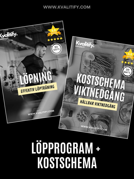 Löpprogram + Kostschema