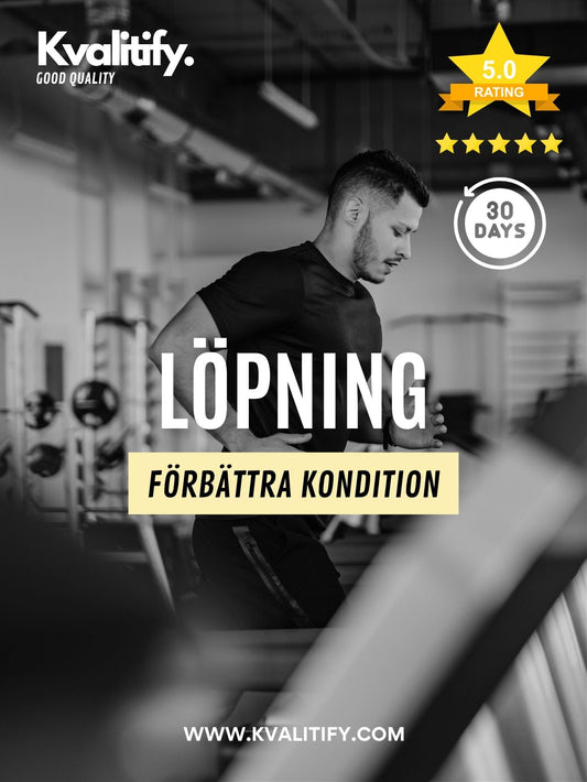 Löpprogram för att förbättra din kondition