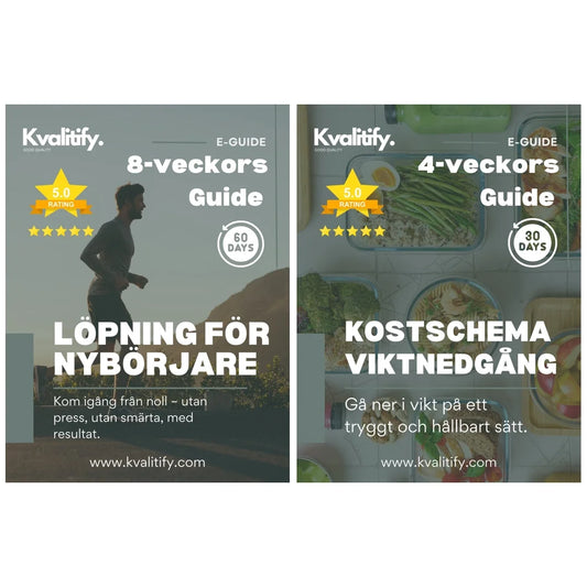 Löpprogram+Kostschema - Köp dessa två ihop få 28% extra rabatt på hela köpet
