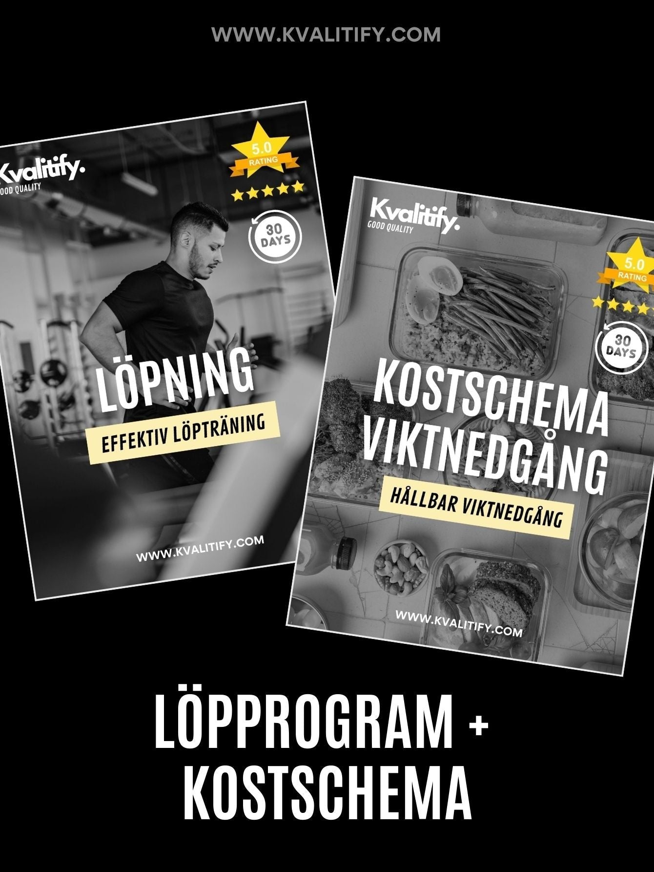 Löpprogram + Kostschema viktnedgång